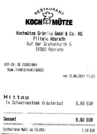 bestem Hffner Kochmtze Restaurant